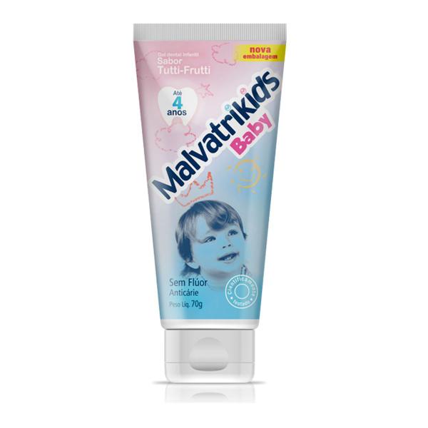 Imagem de Gel Dental Malvatrikids Baby Daudt Sem Flúor com Xilitol 70g