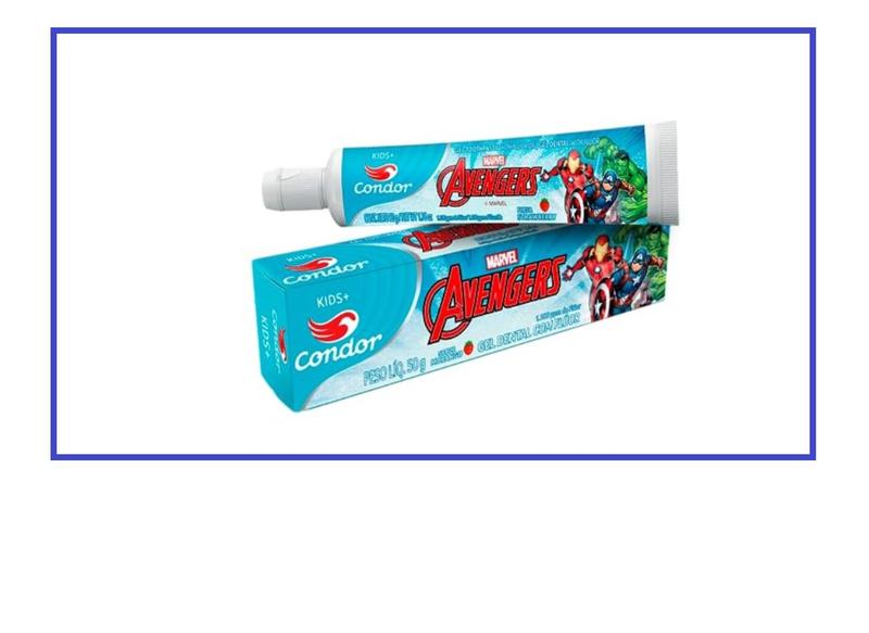 Imagem de Gel Dental Marvel Avengers Sabor Morango - Condor