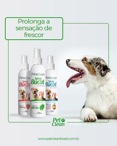 Imagem de Gel Dental + Spray Bucal + Escova Dedeira Para Cães Gatos Pet Clean