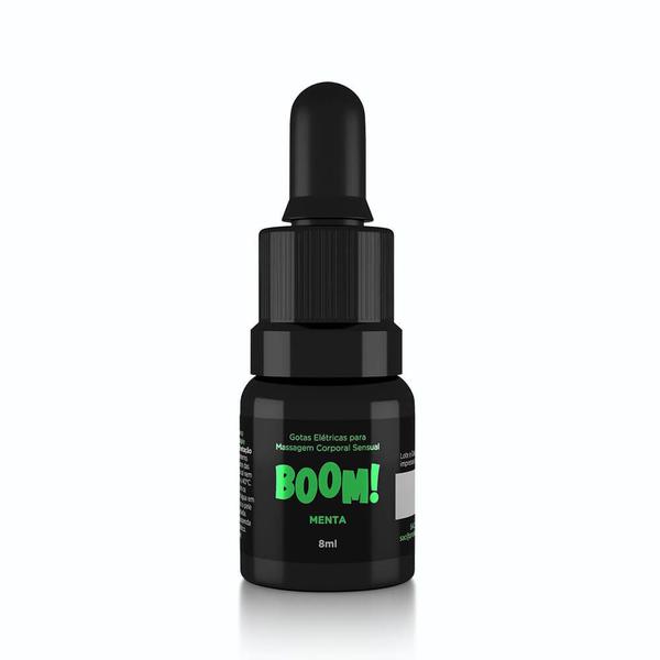 Imagem de Gel Excitante Feminino Gotas Elétricas Boom Menta - 8 ml