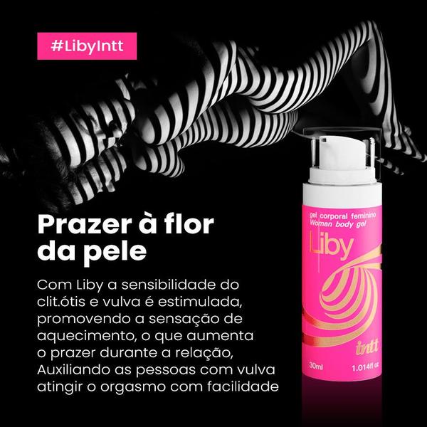 Imagem de Gel Excitante Feminino Vibrante Liby 30ml Intt