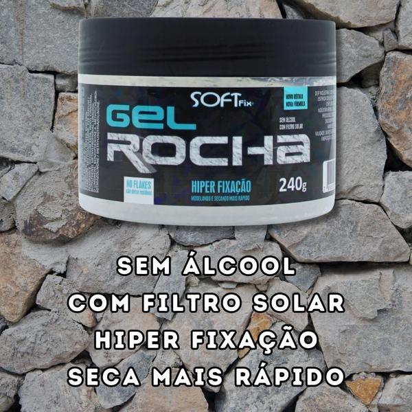 Imagem de Gel Fixador Rocha Hyper Fixação Modelador Soft Fix 240g