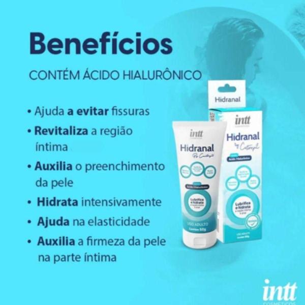 Imagem de Gel Hidranal Lubrifica Dessensibilizante Anestesico Intt 50g