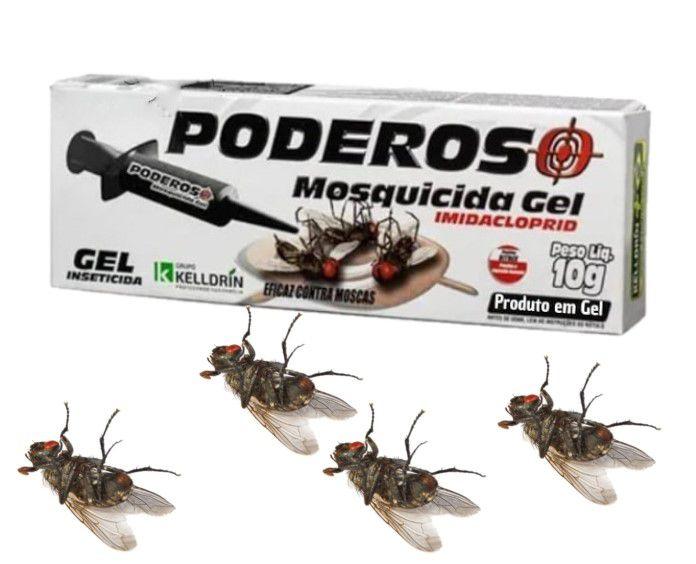 Imagem de Gel Inseticida Poderoso Mosquicida 10g Eficaz Contra Moscas Imidacloprid