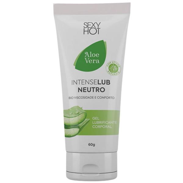 Imagem de Gel INTENSELUB Aloe Vera Lubrificante Neutro Sexy Hot 60g