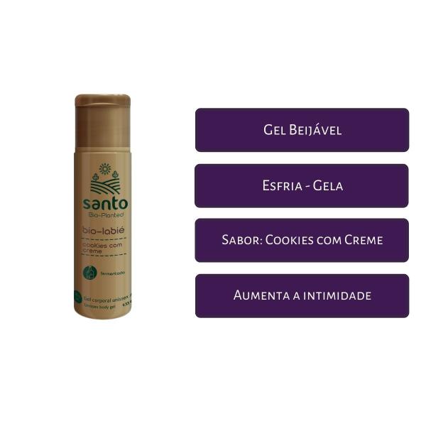 Imagem de Gel Intimo Beijavel Bio Labie Sabores Santo Cosméticos 15g