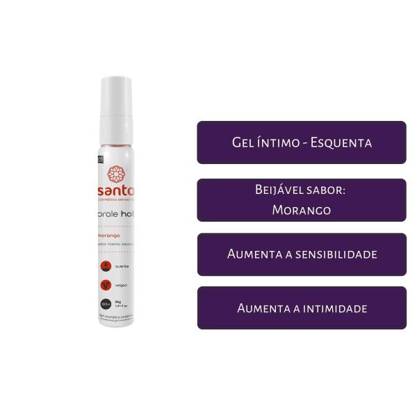 Imagem de Gel intimo corporal LIB-SUCER e Orale Morango Esquenta kit