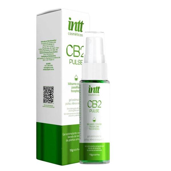 Imagem de Gel Intimo Excitante Feminino e Masculino Esquenta Intenso CB2 Intt 15ml