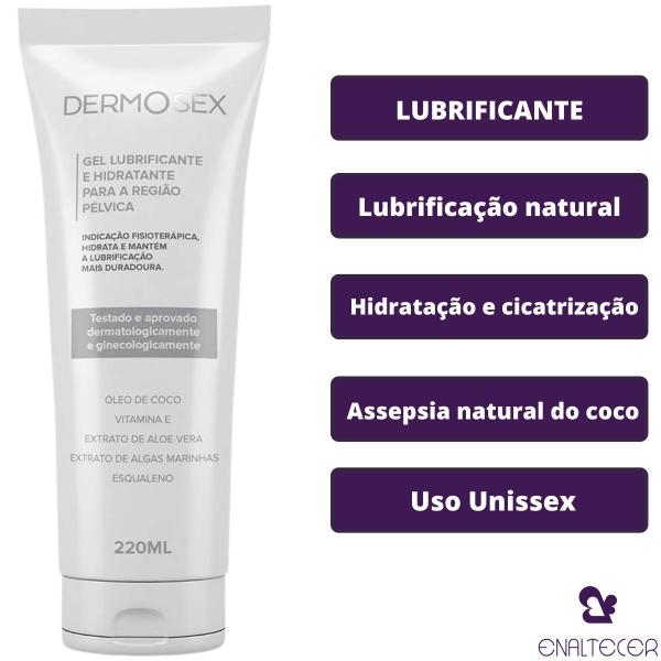 Imagem de Gel Lubrificante e Hidratante Região Pélvica Dermosex 220 ml