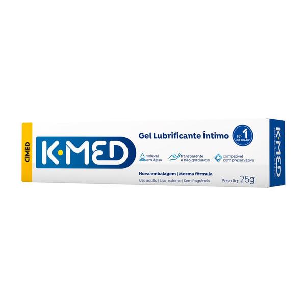 Imagem de Gel Lubrificante Íntimo K-Med 25g