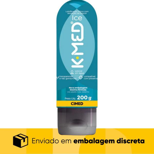 Imagem de Gel Lubrificante Íntimo K-med Ice Sensação De Frescor 200g