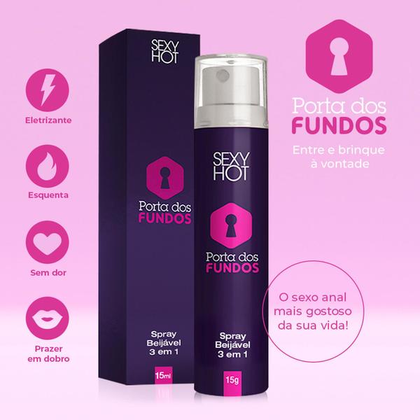 Imagem de Gel Lubrificante Porta dos Fundos Sexy Hot para tirar dor 3 em 1 15ml