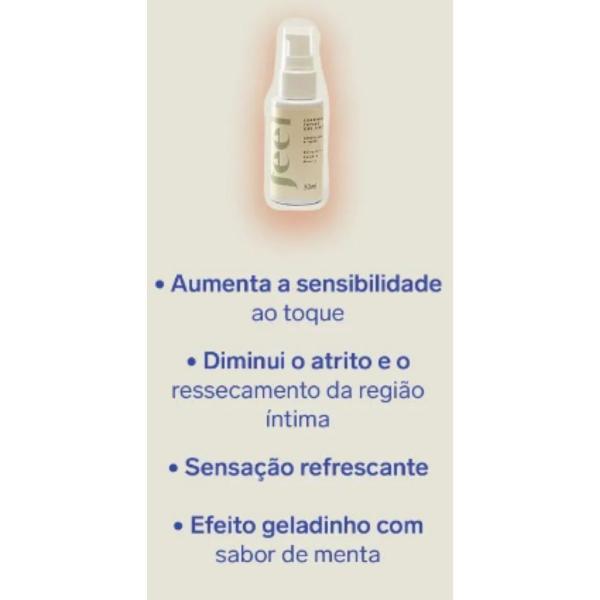 Imagem de Gel Lubrificantes Esfria Jambu Beijável Spray limpeza íntima