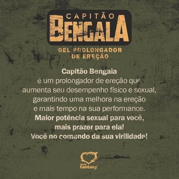 Imagem de Gel Masculino Capitão Bengala Prolongador Ereção  Estimulante Muito Mais Grosso   Sexy Fantasy - Sex Shop