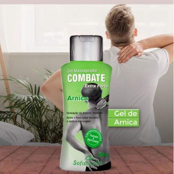 Imagem de Gel Massageador Combate Extra Forte Alivio Imediato Arnica