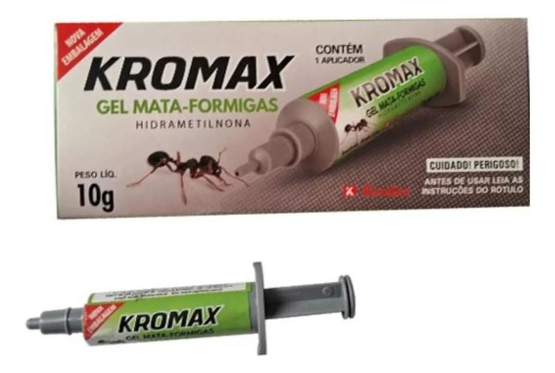 Imagem de Gel mata formigas 10g caseiras doceiras isca atrativa - Kromax