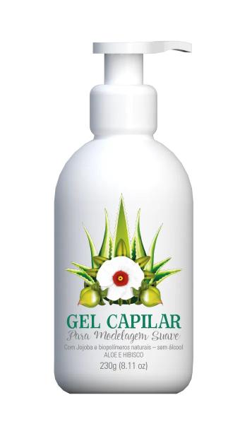 Imagem de Gel modelador capilar com Aloe, Hibisco e Jojoba  Anti-frizz  230g - Multi Vegetal