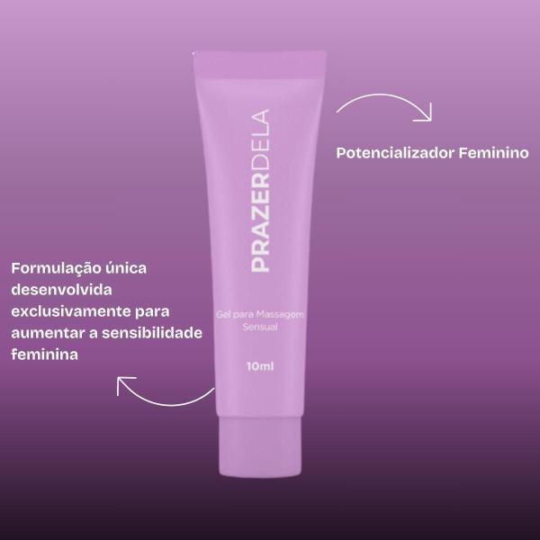 Imagem de Gel Potencializador Feminin PrazerDela Ingrid Guimarães 10ml