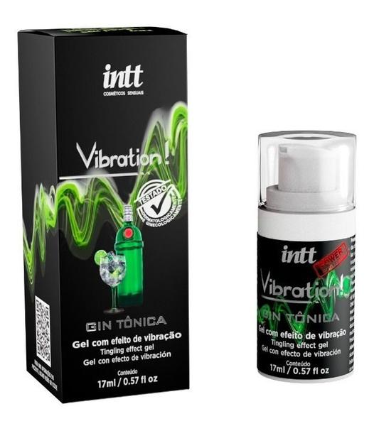 Imagem de Gel Pra Massagem Corporal Vibration Aroma de Gin Tônica 17ml