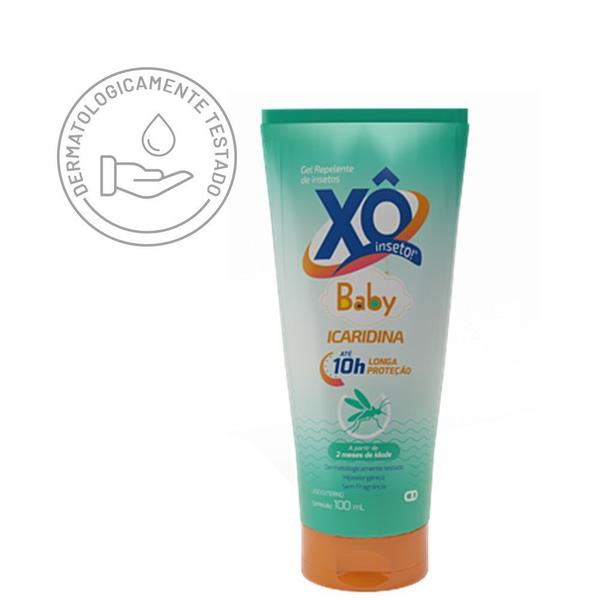 Gel Repelente Insetos Bebê Baby 10h Proteção Xô Inseto 100ml - Xô Insetos Imagem de Gel Repelente Insetos Bebê Baby 10h Proteção Xô Inseto 100ml