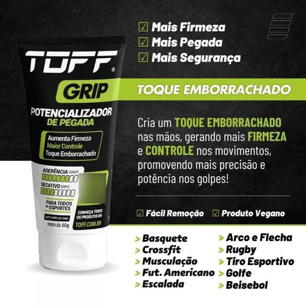 Imagem de Gel Secativo Toff Grip 60g Potencializador de Pegada Firmeza