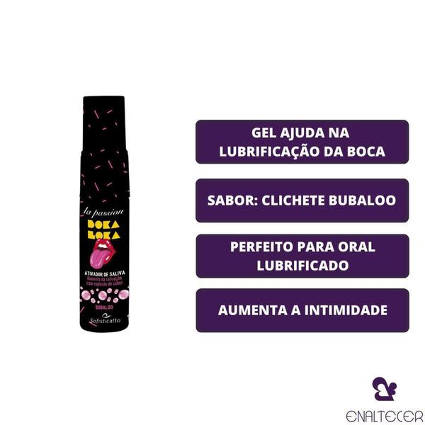 Imagem de Gel Spray Ativador de Saliva Oral Sabor Chiclete Boka Loka Sofisticatto 15ml