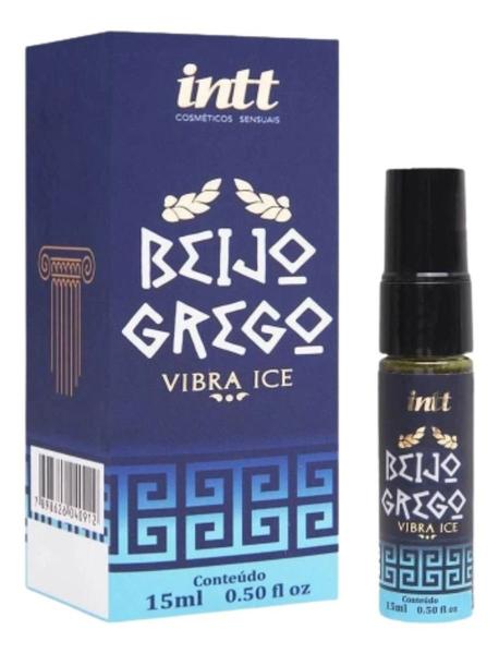 Imagem de Gel Vibra Ice Beijo Grego Intt Sabor Menta Com Cereja 15ml