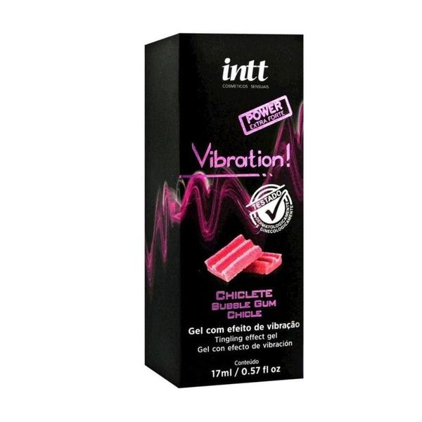 Imagem de Gel Vibration Power Extra Forte Chiclete 17ml intt