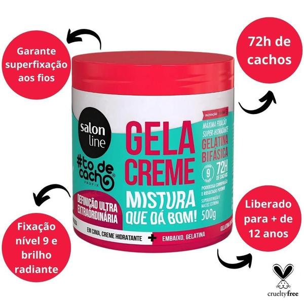 Imagem de Gelacreme Salon Line Todecacho Definição Extraordinária 500G