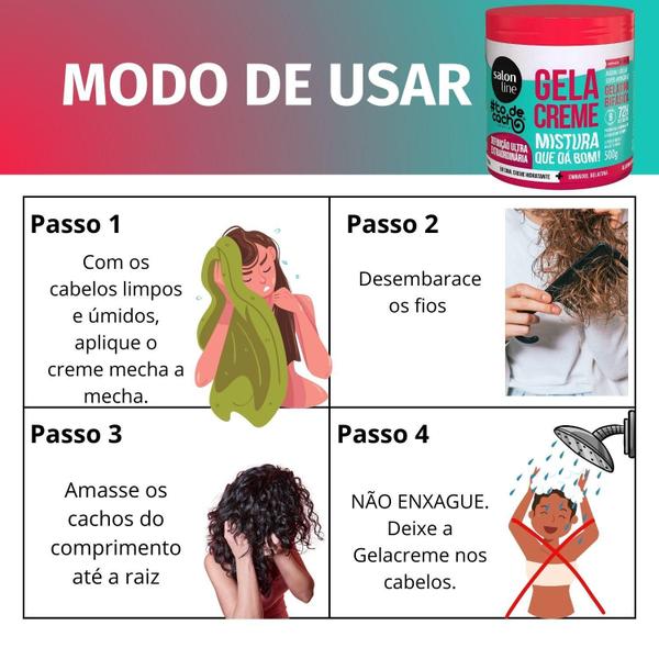 Imagem de Gelacreme Salon Line todecacho Definição Ultra Extraordinária 500g