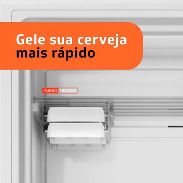 Imagem de  Geladeira Brastemp 375L Frost Free com Painel eletrônico BRM44HBANA Branco