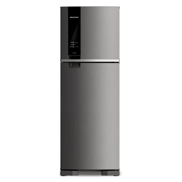 Geladeira Brastemp Frost Free Duplex 375 litros cor Inox com Espaço Adapt - BRM45JK Geladeira Brastemp Frost Free Duplex 375 litros cor Inox com Espaço Adapt - BRM45JK