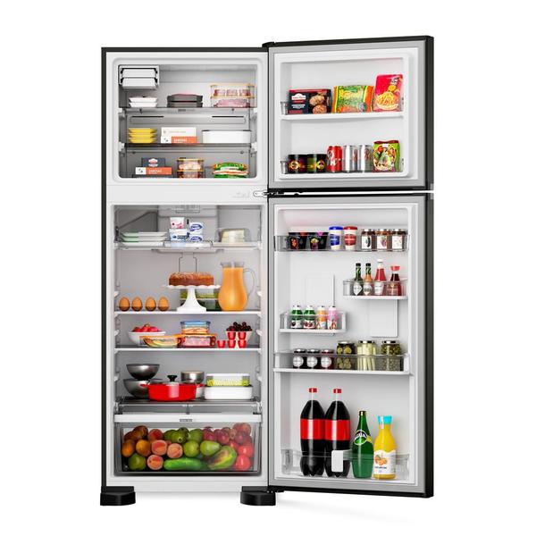 Imagem de Geladeira Brastemp Frost Free Duplex A+++ 463 litros cor Black Inox Fresh Box e Cold Room - BRM55FE