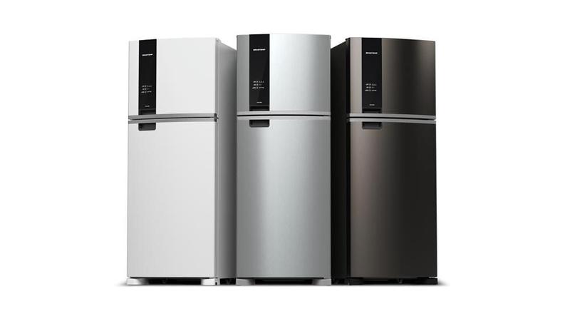 Imagem de Geladeira Brastemp Frost Free Duplex A+++ 463 litros cor Black Inox Fresh Box e Cold Room - BRM55FE