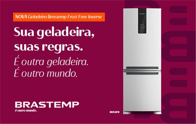 Imagem de Geladeira Brastemp Frost Free Inverse A+++ 479 litros cor Branca com Super Capacidade e Smart Flow - BRE58FB