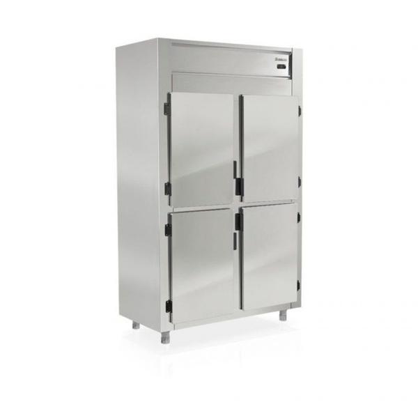 Geladeira Comercial 4 Portas Inox 1044L Gelopar GREP-4P AI 220v Imagem de Geladeira Comercial 4 Portas Inox 1044L Gelopar GREP-4P AI 220v