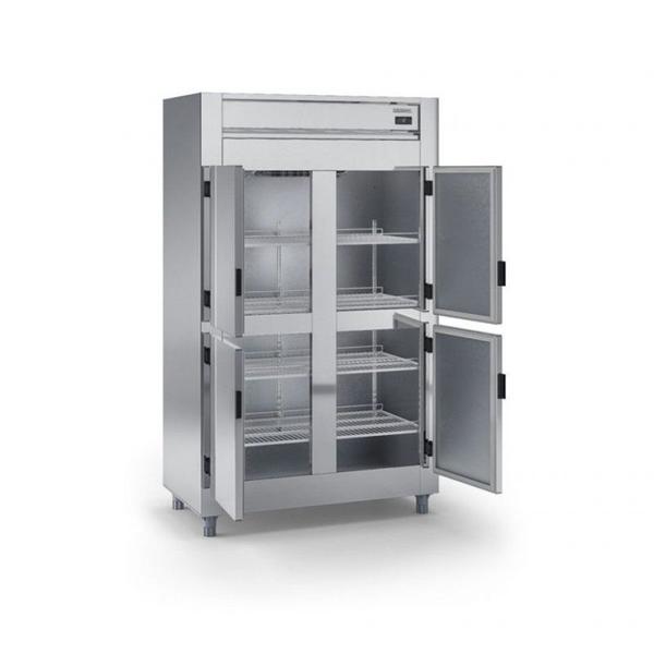 Geladeira Comercial 4 Portas Inox 1044L Gelopar GREP-4P AI 220v Imagem de Geladeira Comercial 4 Portas Inox 1044L Gelopar GREP-4P AI 220v