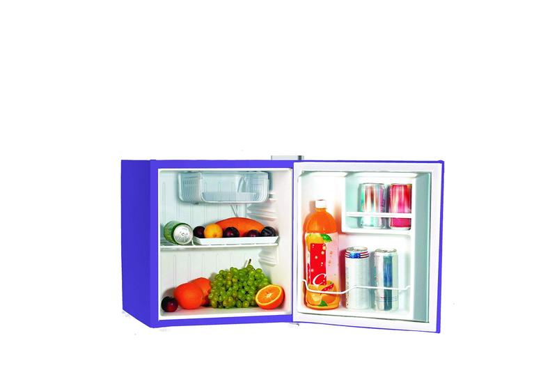 Imagem de Geladeira compacta Frigidaire EFR115-PURPLE 45L com freezer roxo