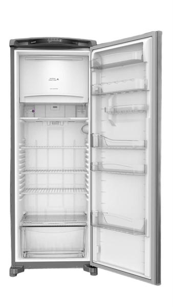 Imagem de Geladeira Consul Frost Free 342 litros cor Inox com Gavetão Hortifruti - CRB39AK