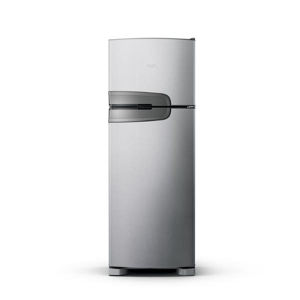 Geladeira Consul Frost Free Duplex 340 litros com Prateleiras Altura Flex cor inox - CRM39...