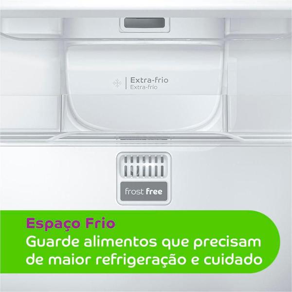 Imagem de Geladeira Consul Frost Free Duplex 386L Altura Flex Inox CRM44AK