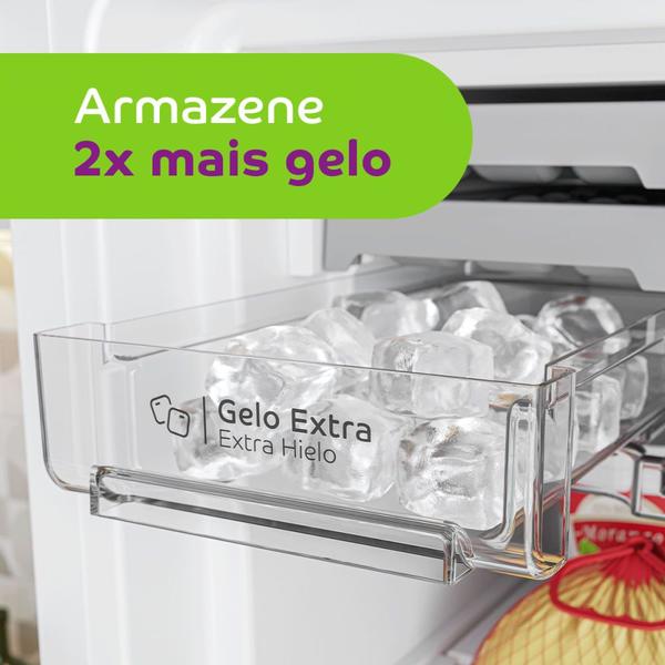 Imagem de Geladeira Consul Frost Free Duplex 410 litros com Espaço Flex cor Inox Com Controle Interno de Temperatura CRM50HK