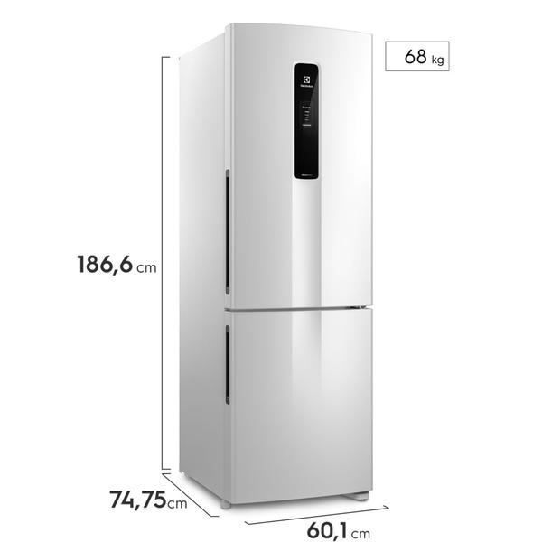 Imagem de Geladeira Electrolux Frost Free 400L Efficient AutoSense Inverse Branca (DB44)