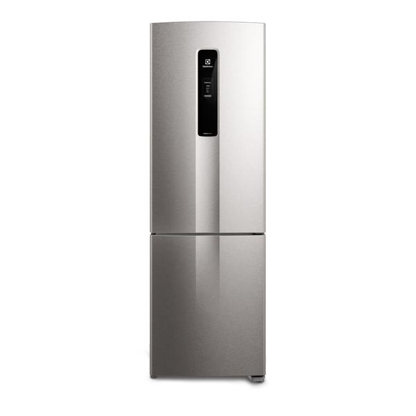 Imagem de Geladeira Electrolux Frost Free 400L Efficient AutoSense Inverse cor Inox Look (DB44S)