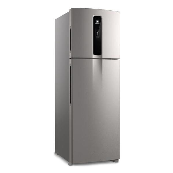 Imagem de Geladeira Electrolux Frost Free Duplex Efficient com AutoSense cor Inox Look 390L (IF43S)