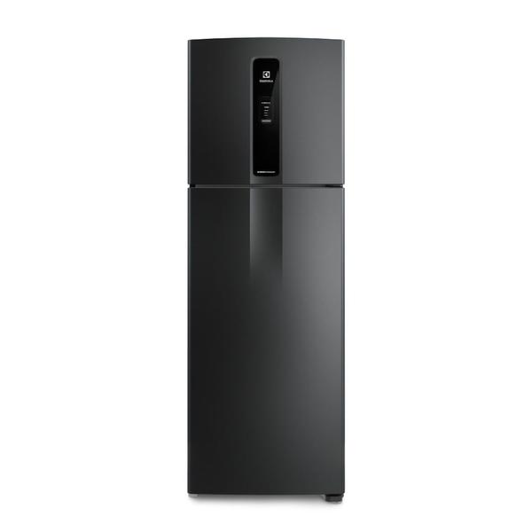 Geladeira Electrolux Frost Free Inverter 390L Efficient AutoSense Duplex Black Inox Look (... Geladeira Electrolux Frost Free Inverter 390L Efficient AutoSense Duplex Black Inox Look (...