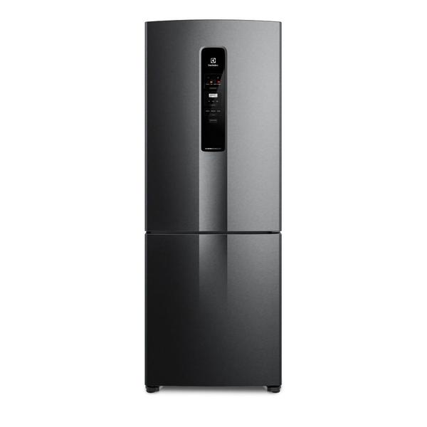 Imagem de Geladeira Electrolux Frost Free Inverter 490L com AutoSense Inverse Black Inox Look (IB7B)