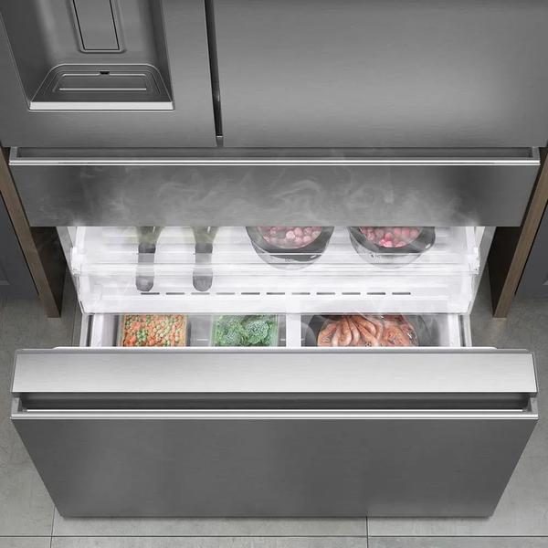 Imagem de Geladeira Electrolux Frost Free Inverter 540L FlexiSpace Conectada Wi-fi 3 Portas Cor Inox (DM91X)