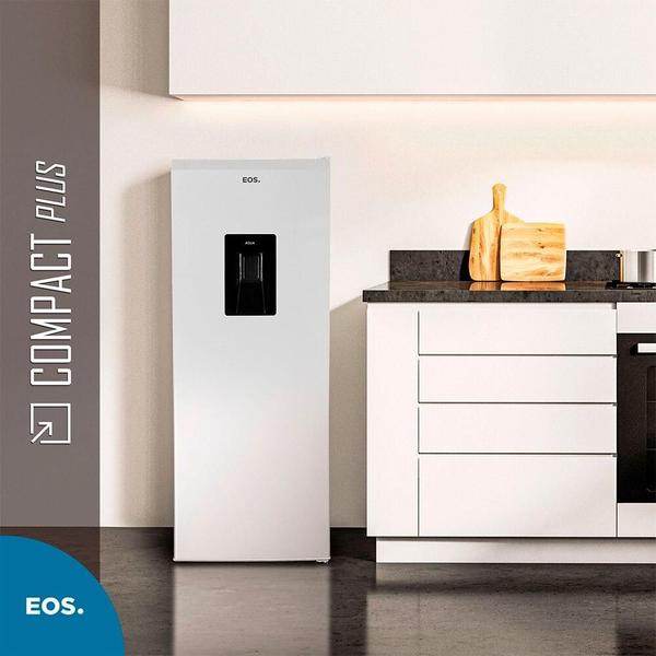 Imagem de Geladeira EOS 190 Litros com Dispenser de Água na Porta Branco ERV200B 110V