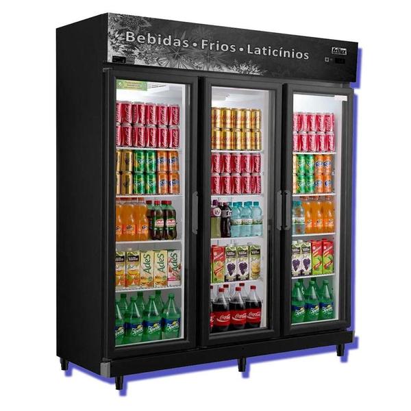 Imagem de Geladeira Expositor de Bebidas 3 Portas de Vidro 220v